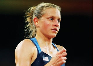 Amy Yoder Begley ran professionally for the Oregon Track Club.