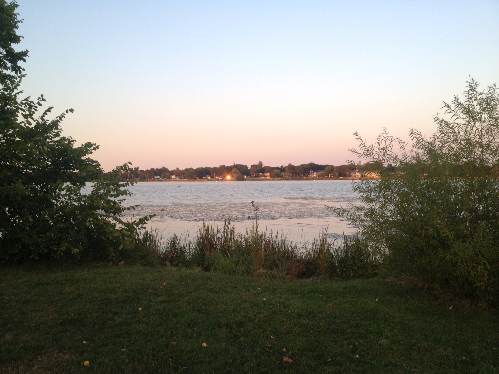 The view at the finish