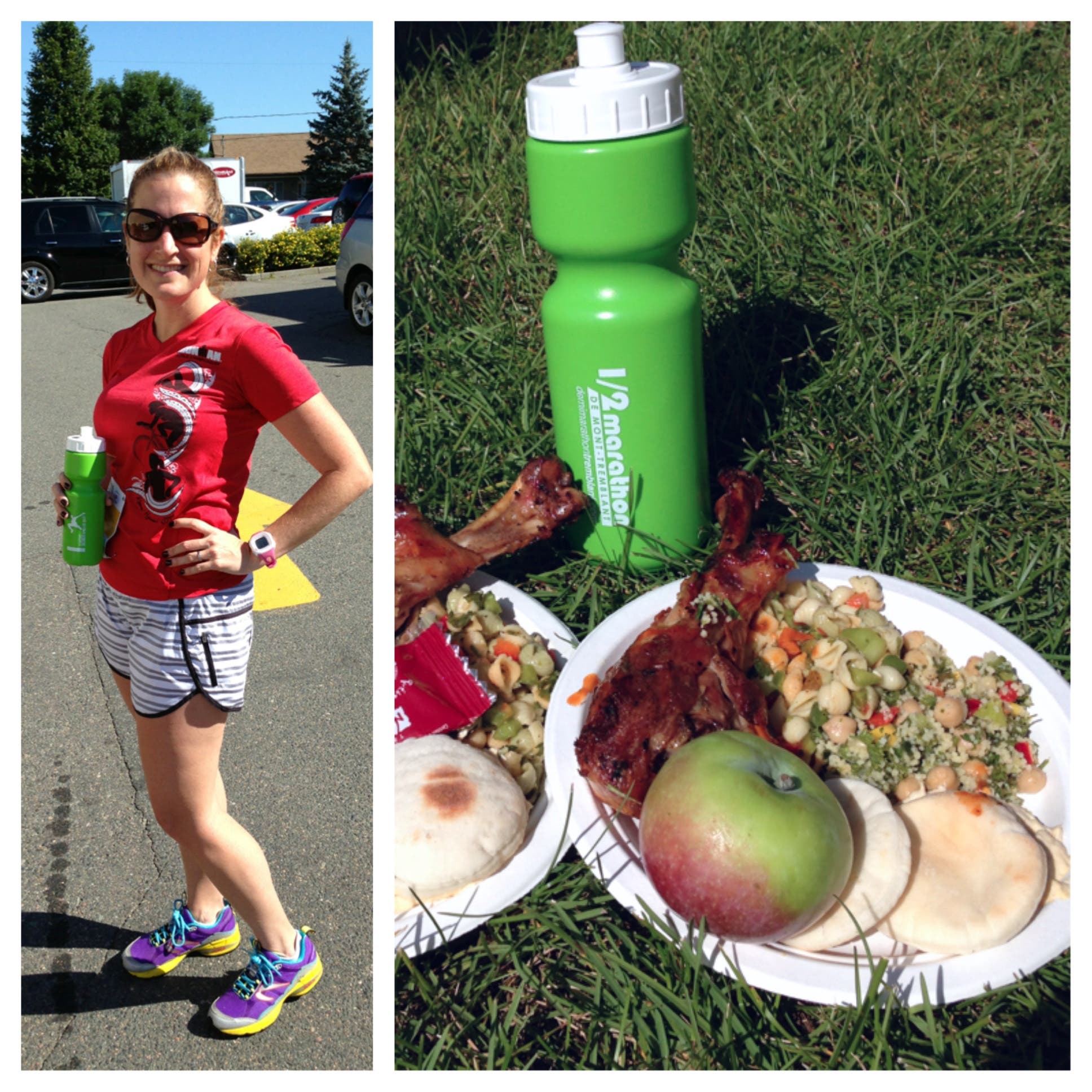Who wouldn't smile after an amazing race with this post-race fuel?