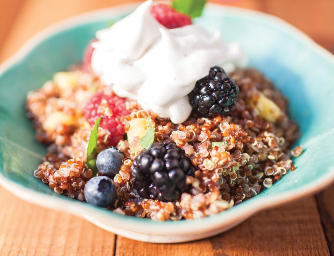 Recipe Healthy Quinoa Fruit Salad Dessert Women's Running
