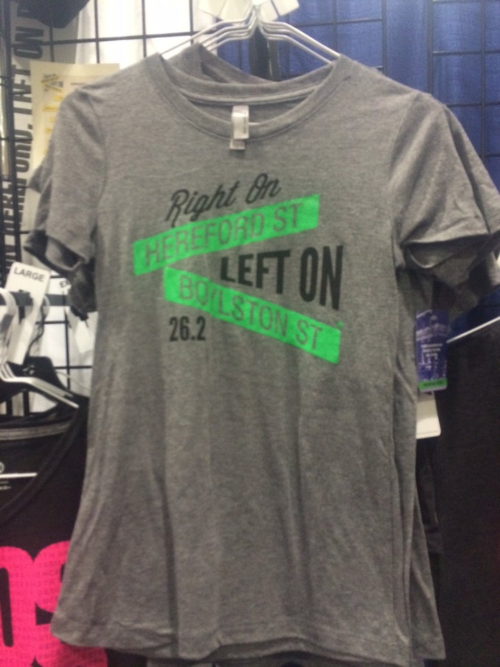 Just So Posh Boston Marathon T-Shirt - Green - Concession Stand XS