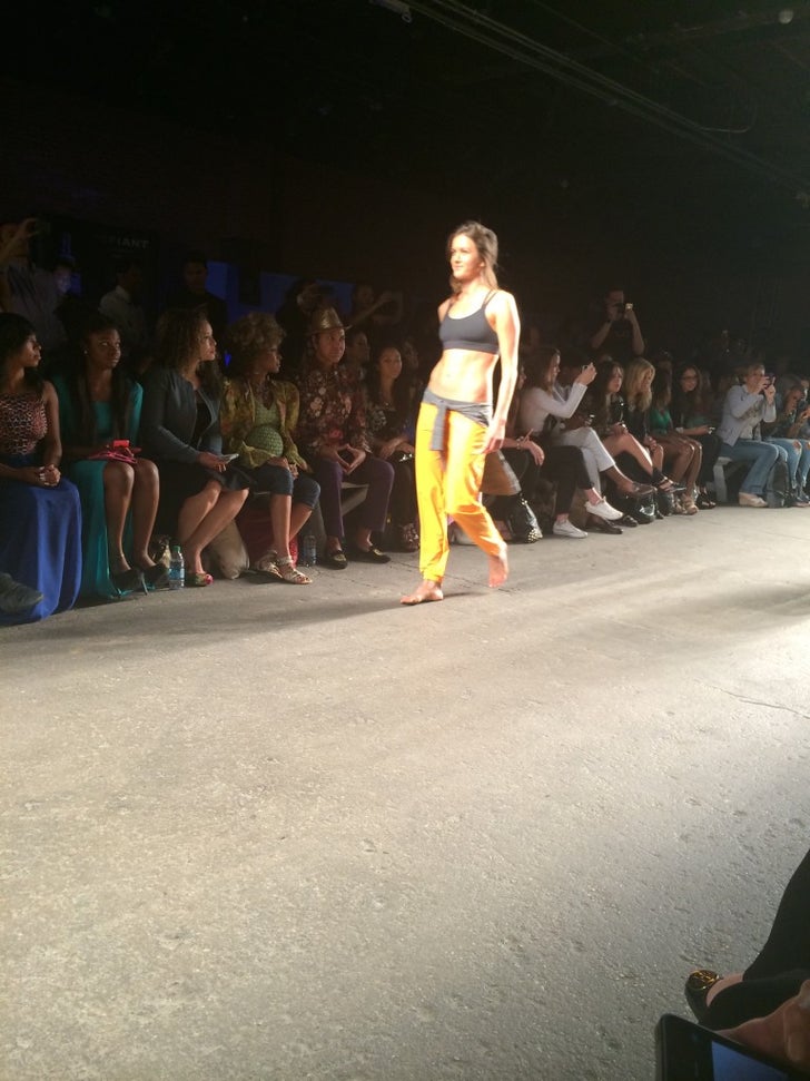 Oiselle athletes walk the runway at New York Fashion Week