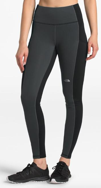 Warm running tights in black from TNF