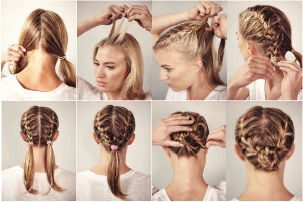 How to Do Two French Braids on the Side of Your Head  Two french braids Two  braid hairstyles French braid pigtails
