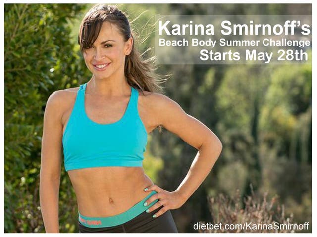 Karina Smirnoff Hosts A Beach Body Challenge