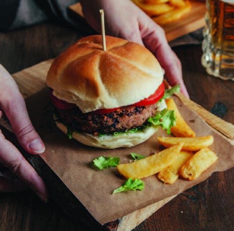 bbq black bean burgers