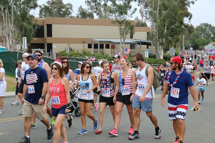 4th of july running race parkville
