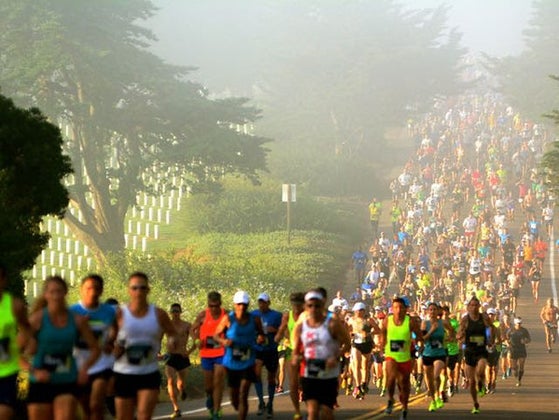 T-shirt America's Finest City Half Marathon San Diego 2012 – Femme Taille S Blanc