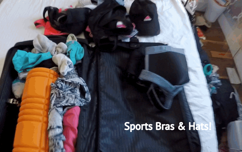 5 bras and hats