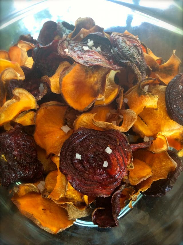 Make Your Own Delish Sweet Potato And Beet Chips
