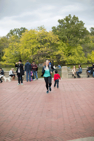 15 walk in front of you