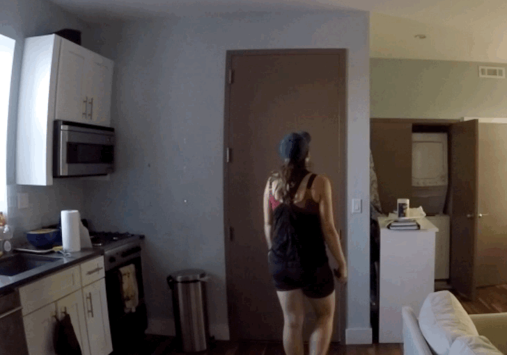 3 trying to get out the door