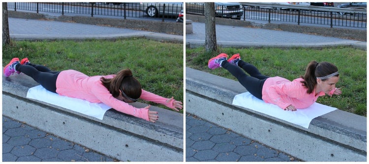 Back Extension with Shoulder Blade Squeeze