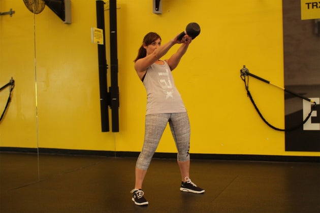 Double hand kb swing 2