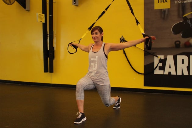 Forward Lunge with Chest stretch 2