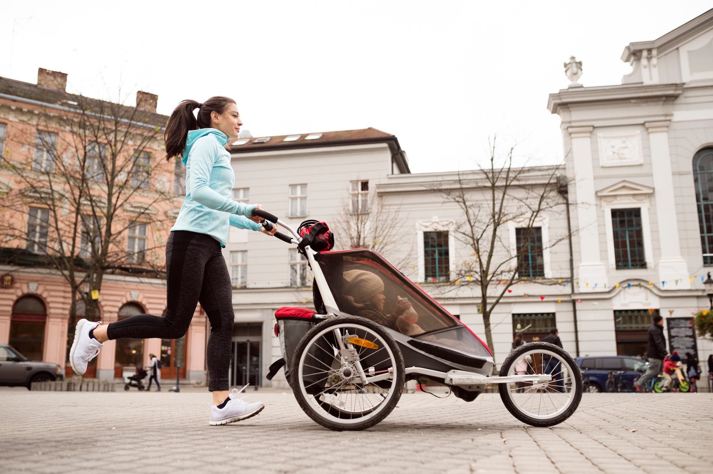 Stroller Running Tips For Fall and Winter Weather