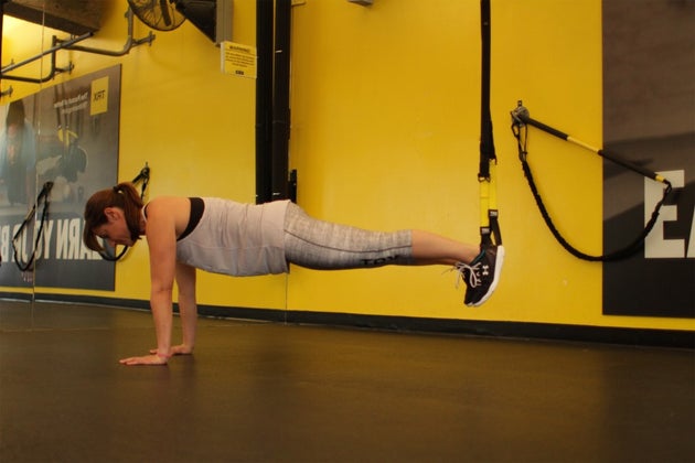 TRX push up 1