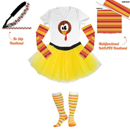 Who DOESN'T Want Turkey-Themed Knee-High Socks This Thursday?