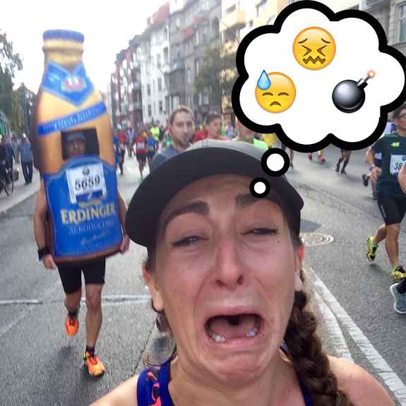 Running A Marathon—As Told With Emojis