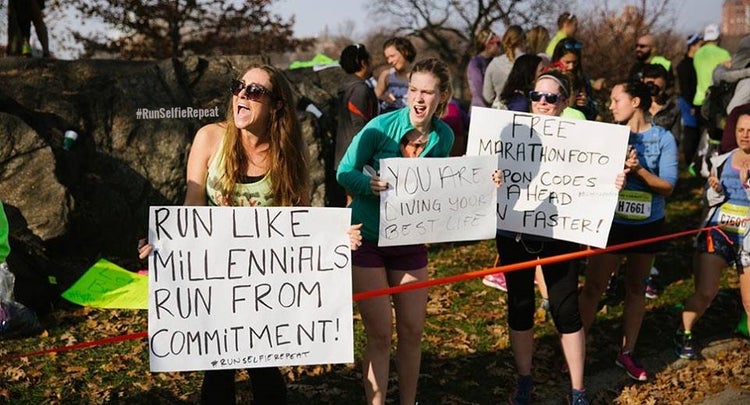 6. run like millenials