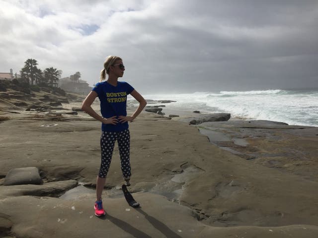 She's Back To Run The Boston Marathon After Losing Her Leg