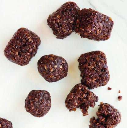 chocolate cherry recovery bites