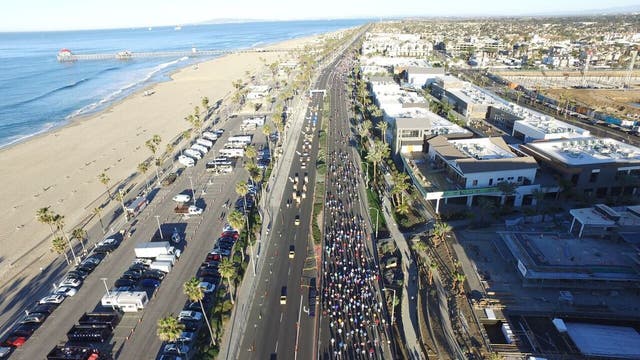 Photos From California's Surf City Marathon