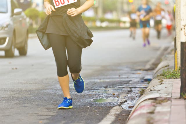 One Runner Got Totally Mellow At This Particular Race