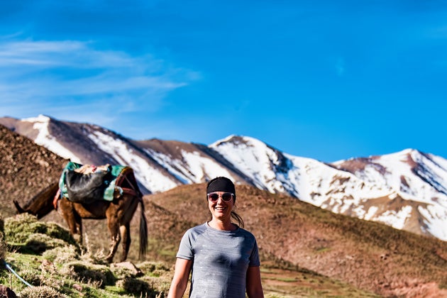 Megan before morning run