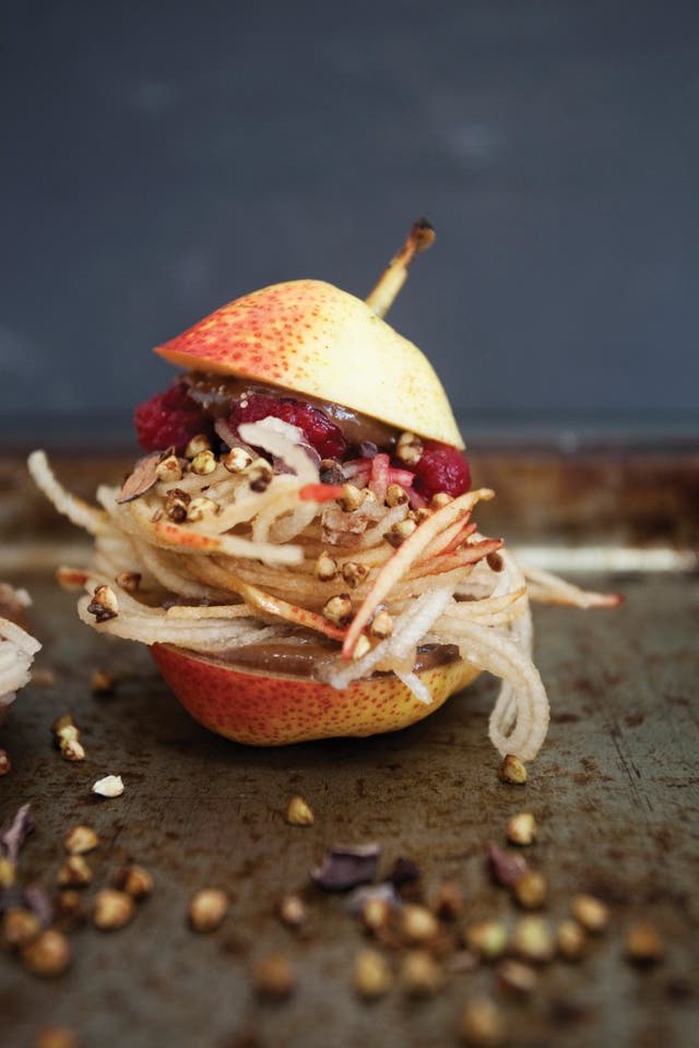 Make This Beautiful Pear Noodle Dessert Tonight