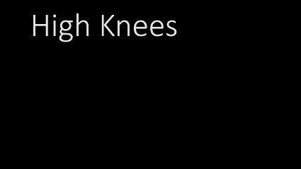 3 High Knees