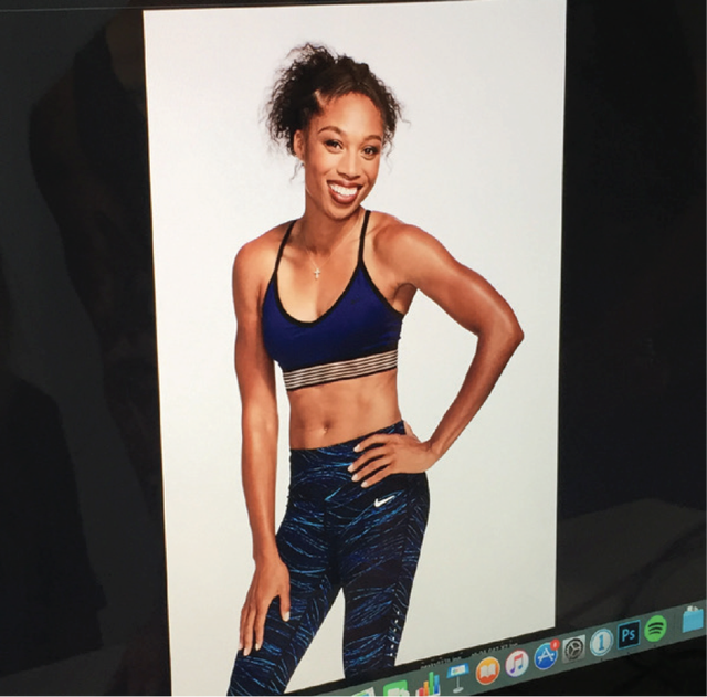 Behind-The-Scenes Of Our Cover Shoot With Allyson Felix
