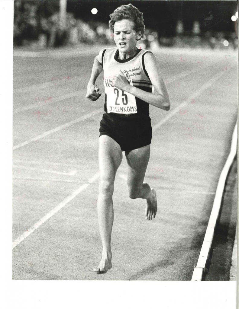 6. Running for Jenny. No one in sight. World Record, 15.01. 1984. Zola Budd Pieterse collection. Used with permission