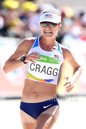 Amy Cragg gutted it out for ninth place.