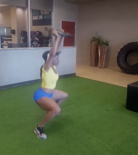Add Weights To Your Jump Squat For Extra Resistance