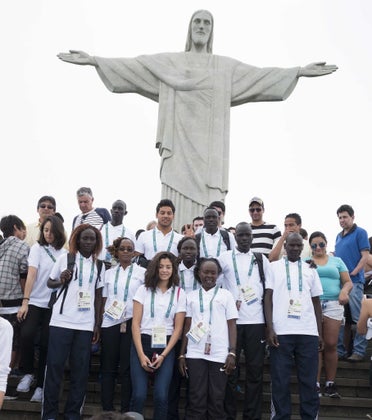 Refugee Olympians - Cristo Redentor