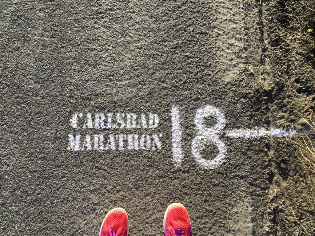 Many of my runs pass this important marker every morning, a reminder of where I qualified and what I'm capable of.