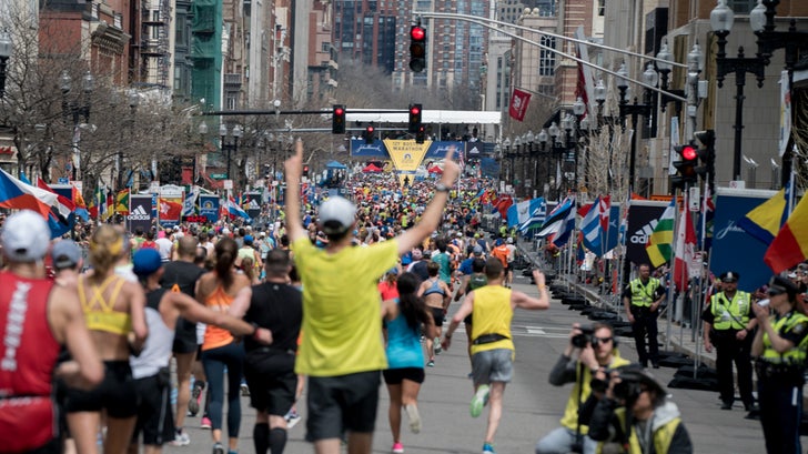 Photos From That Inspirational Turn Onto Boylston Street