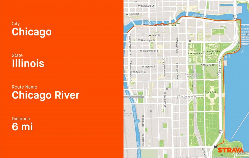 5 Most Popular Chicago Running Routes According To Strava