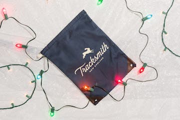 Tracksmith Waxed Canvas Spike Bag
