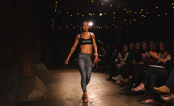 Oiselle athletes walk the runway at New York Fashion Week