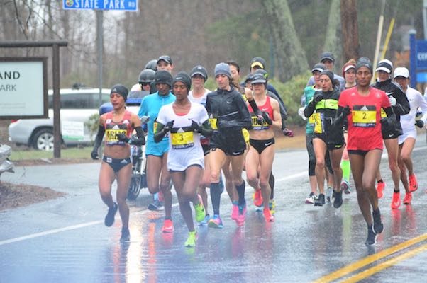 Photos From The 2018 Boston Marathon Elite Women's Race