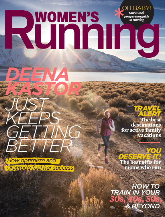 In this issue, we celebrate running as a lifelong lifestyle! Whether you’re a teenager or a centenarian (like Miss Ida Keeling on our back page!), the May issue of Women’s Running is for you. The issue is packed with stories to inspire you, gear and nutrition to help you and advice to guide you through every life stage of running. Also, with Mother’s Day coming up, we have our top gear picks for mother runners, a profile on a run club for moms, plus a seven-week training plan for both new and experienced moms to be able to run pain- and leak-free! Also in this issue, you’ll find our monthly dose of nutrition, gear, training, injury prevention, racing and wellness advice to help you get the most of out of your running lifestyle. Happy running! 