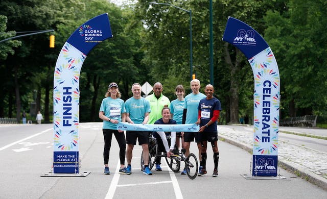 Kathrine Switzer, Tatyana McFadden And Meb Keflezighi Celebrate Global Running Day