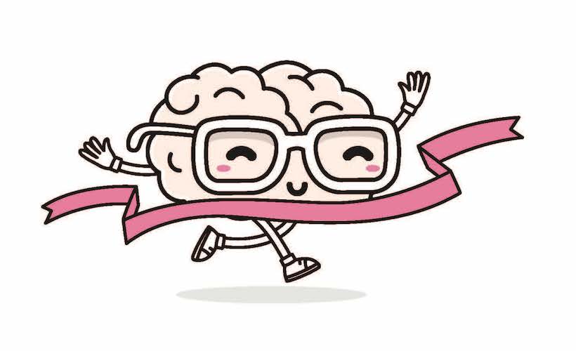 running brains clipart