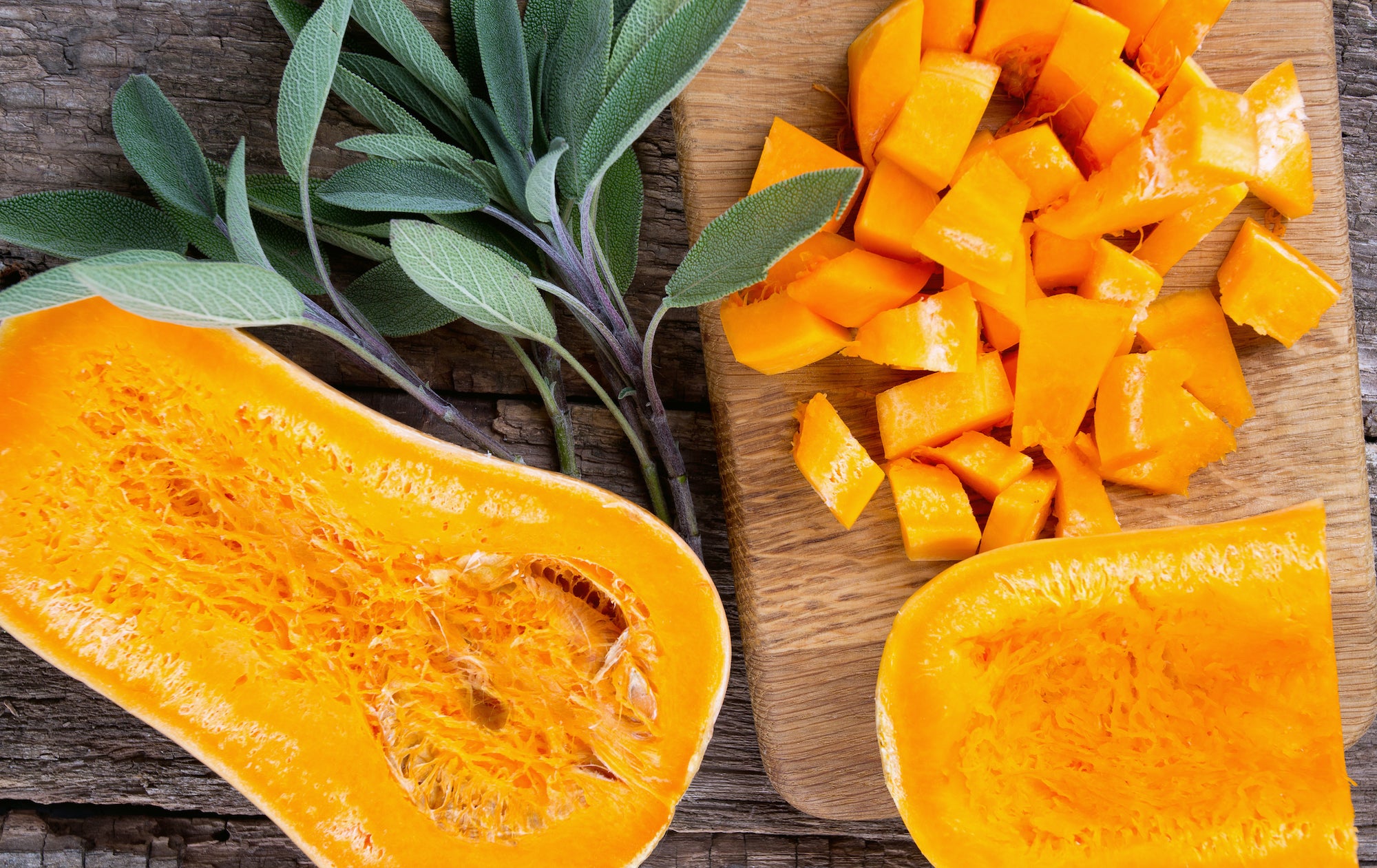 The beta-carotene in butternut squash can be converted by the body into vitamin A, which boosts eye, bone and immune health.
