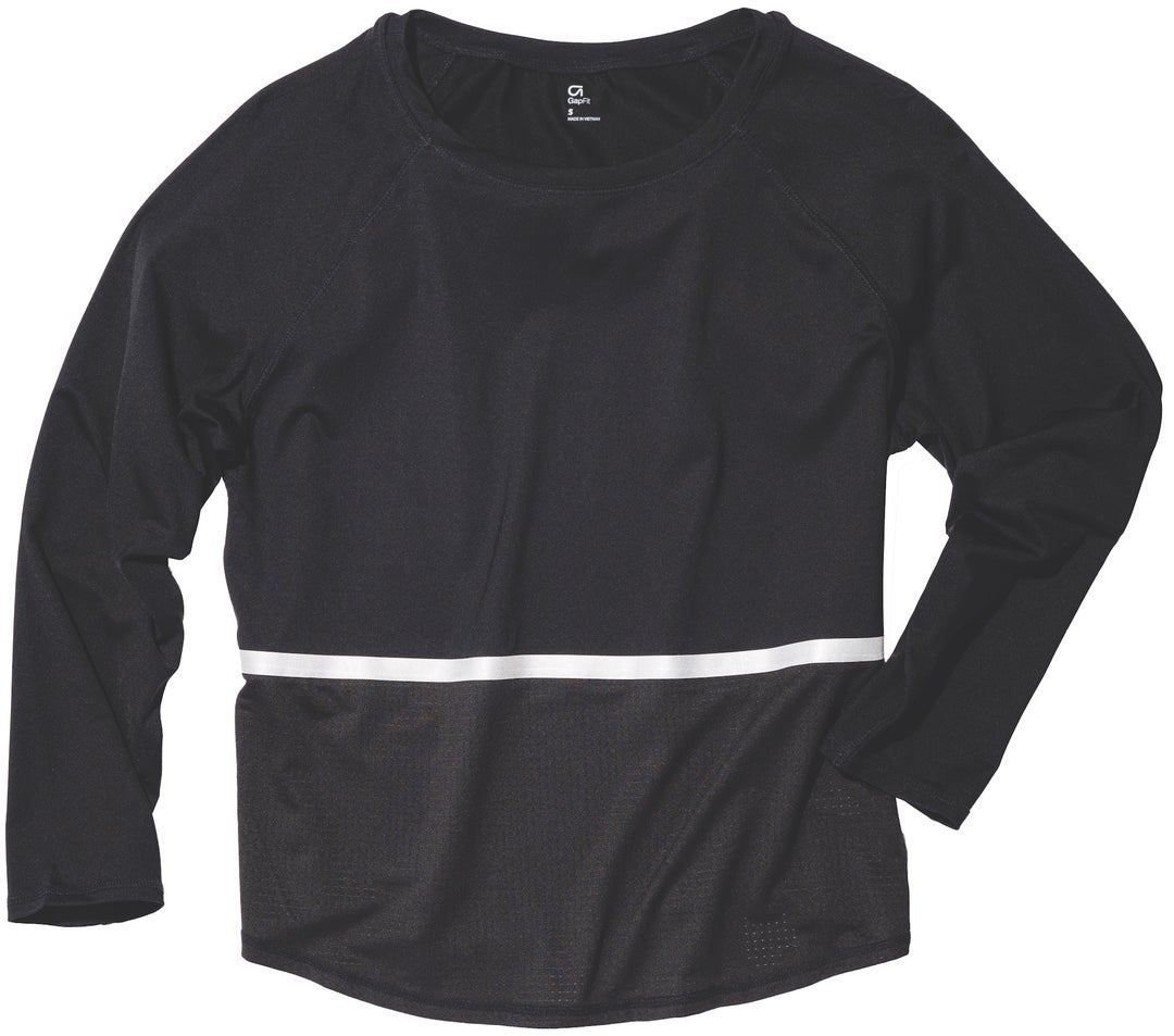 GapFit Breathe Keyhole Long Sleeve T-Shirt