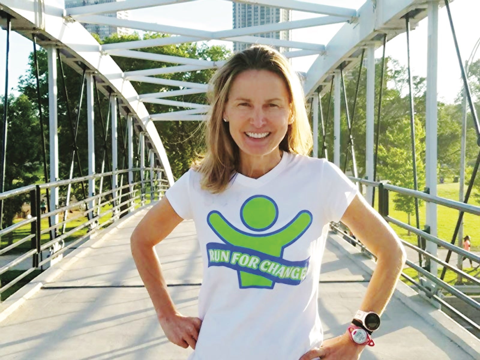 PHOTO: Courtesy of Denise Sauriol
Denise Sauriol turns to running when times are tough and she wants to help others do the same.