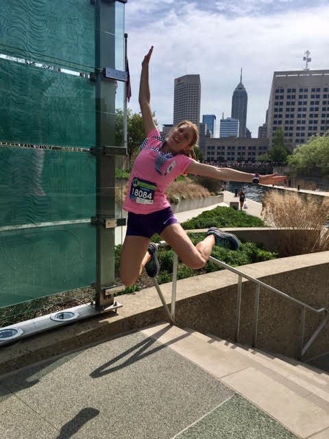 The author celebrates a healthier relationship with running.