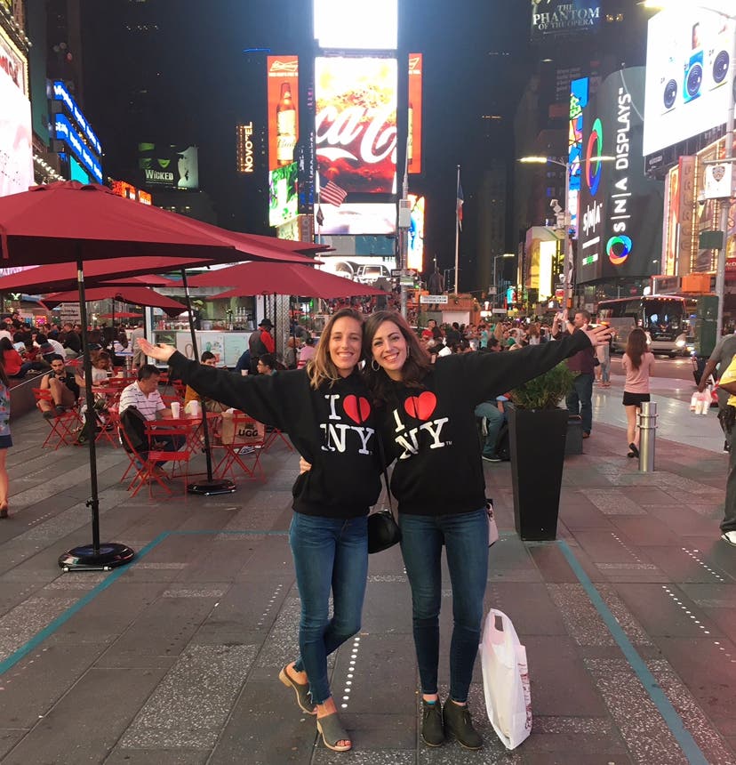 Gabriele Grunewald and her sister, Abby Anderson, spent time together in New York during Grunewald's cancer treatments.